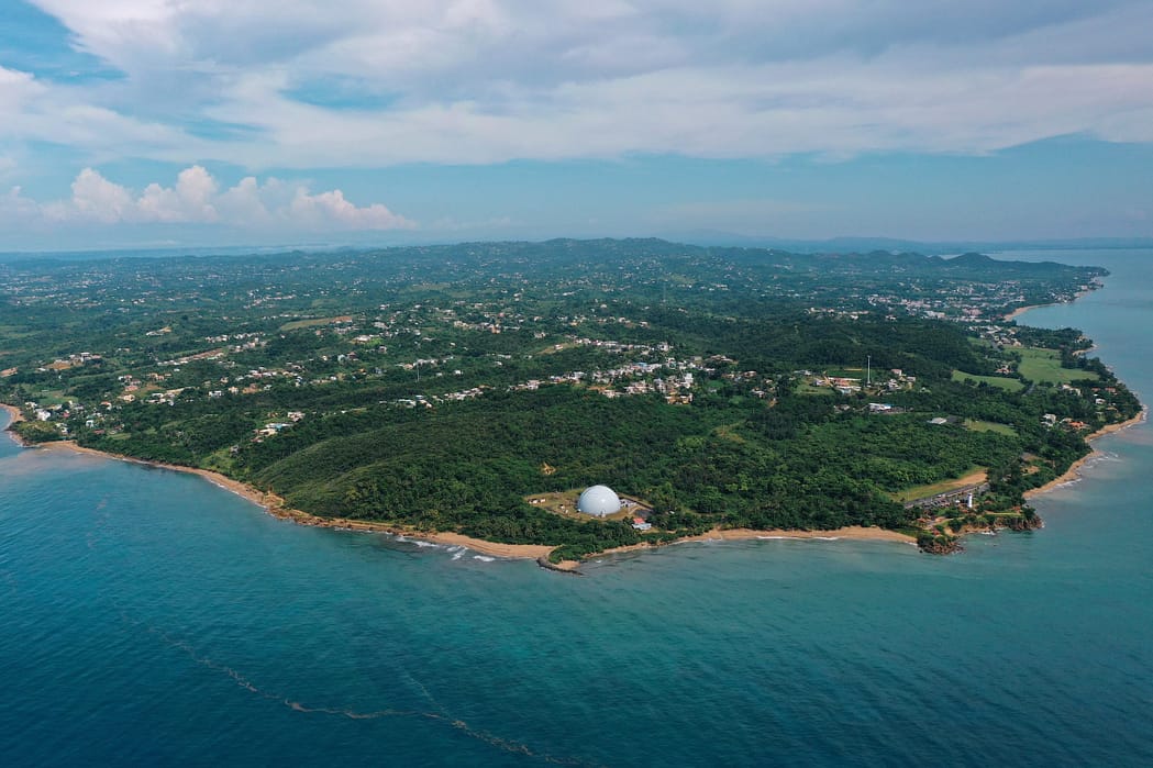 Drone View, Domes, Beach, Rincón, Puerto Rico
