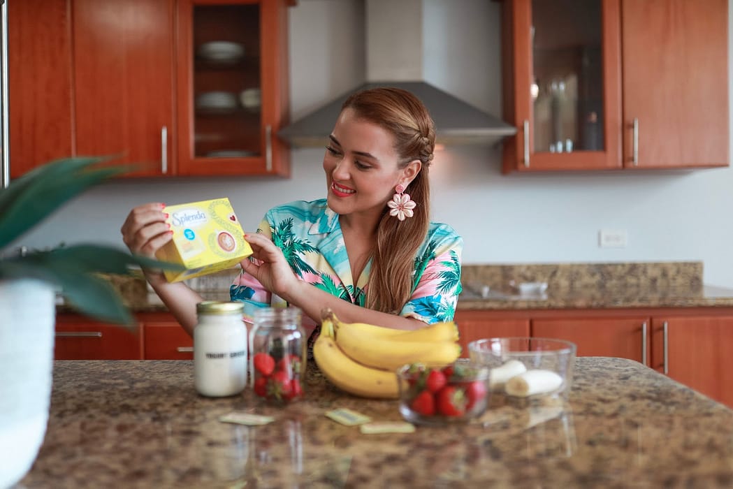 splenda, frutas, recetas,