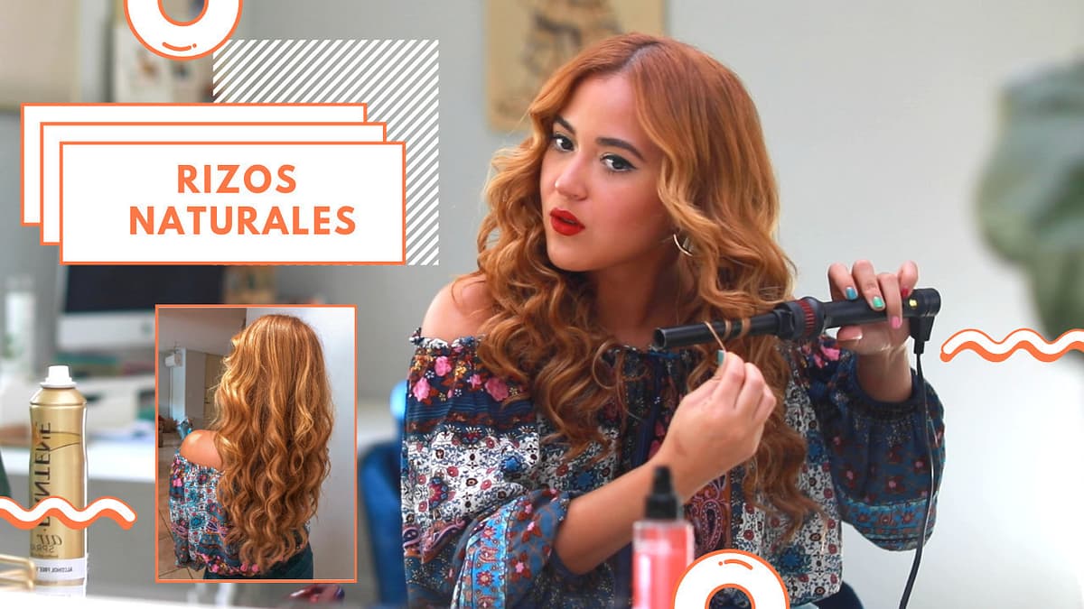 Rizos, tenaza, ondas, tutorial, belleza