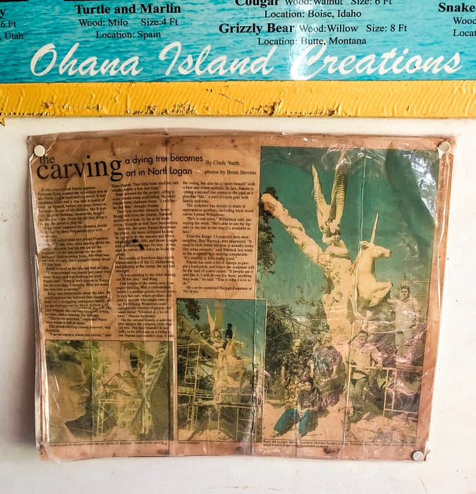 Oahu, Hawaii, North Shore, Ohana Island Creations, Wood Carving, madera, artesanos
