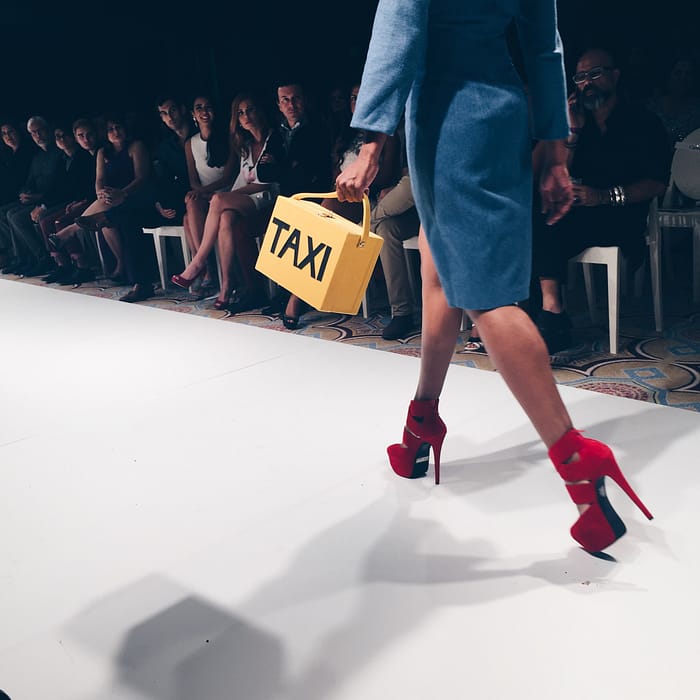 taxi bag, statement bag