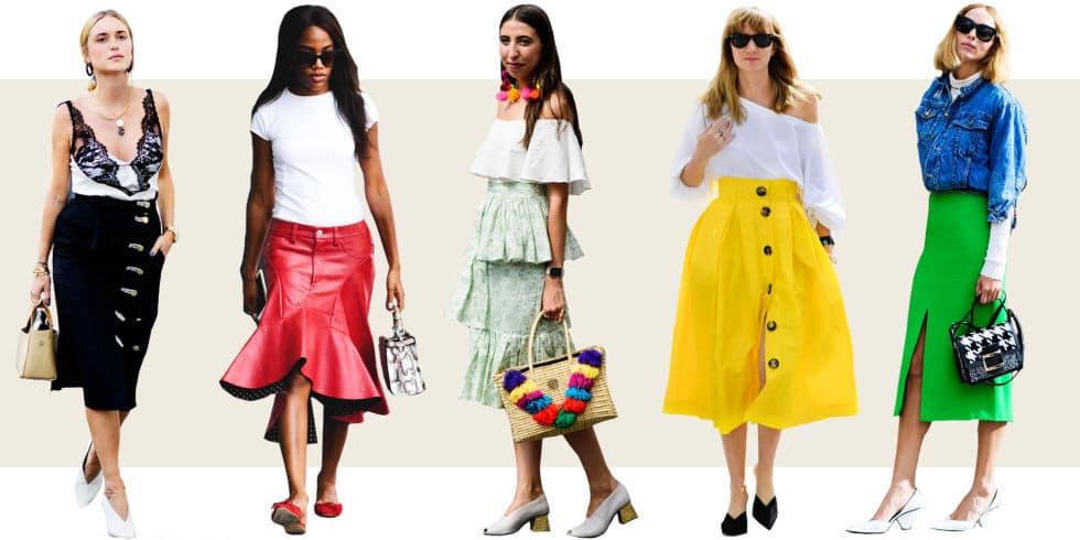 midi skirts